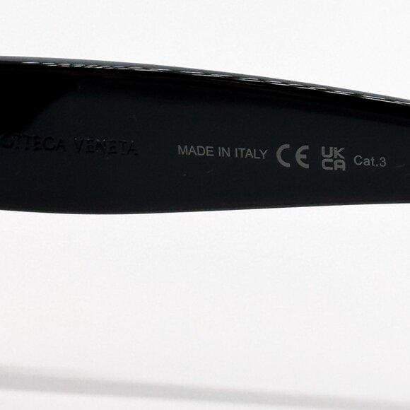 NEW BOTTEGA VENETA SUNGLASSES BLACK UNISEX EYEWEAR BOTTEGA VENETA BV1281S 001 main image 5